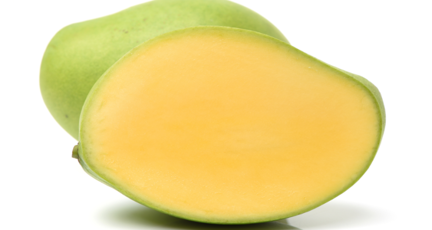 XOÀI KEO VÀNG – AN GIANG Mùa vụ: Quanh năm Size: ≥ 250g/trái up Quy cách: 5kg/thùng Đặc điểm: ăn số ́ ng giòn, hoặc ăn chín. Brix: 10-14% Bảo quản: 2–5°C, 60 ngày Khả năng cung ứng: 20cont/tháng.